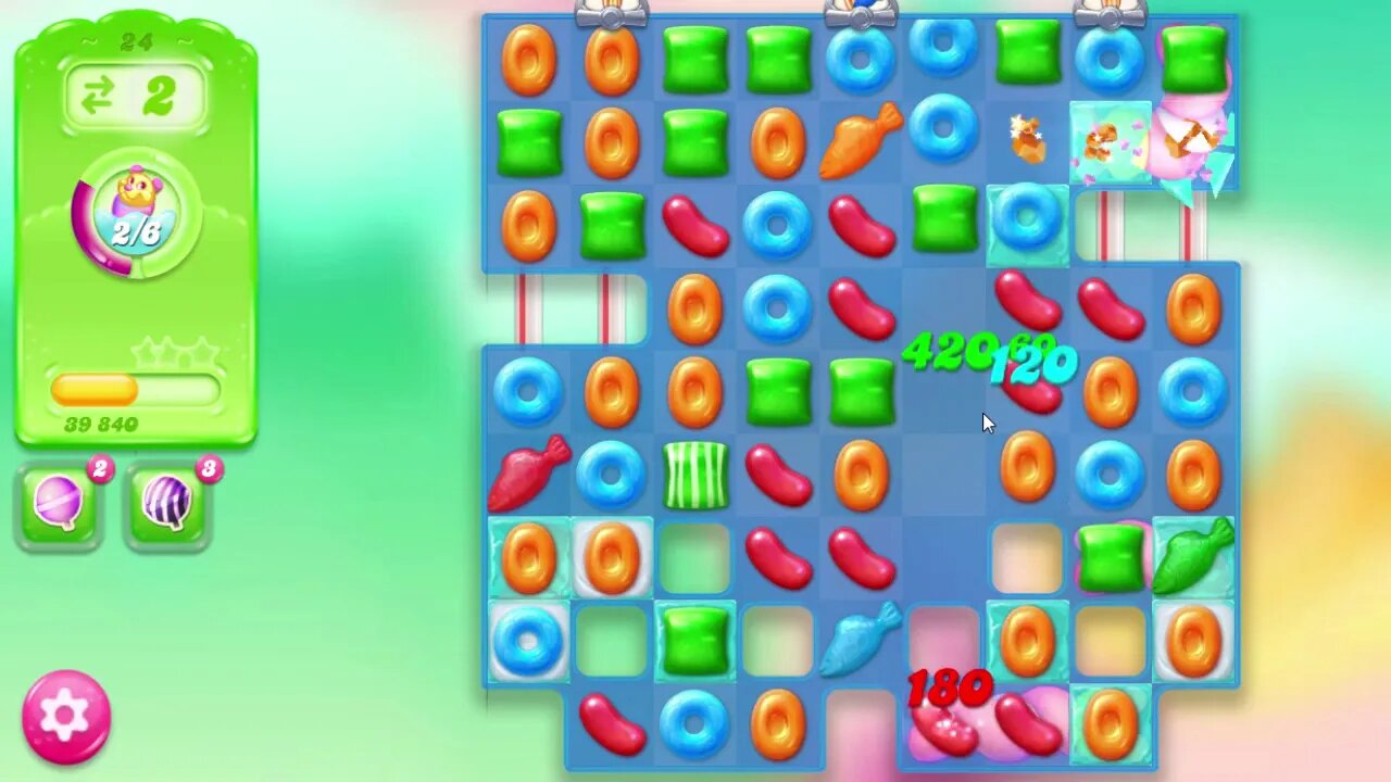 Candy Crush Jelly Saga Level 24