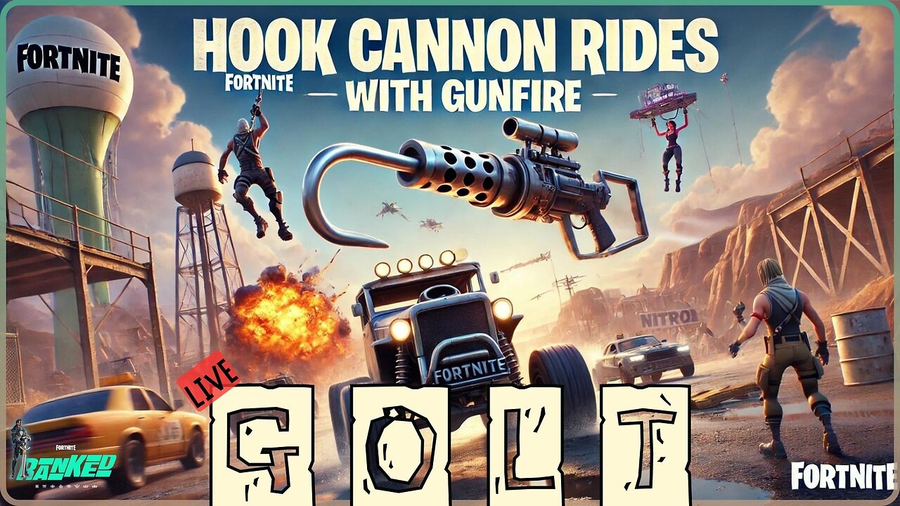 Hook Cannon Rides with Gunfire | Fortnite | GOLT