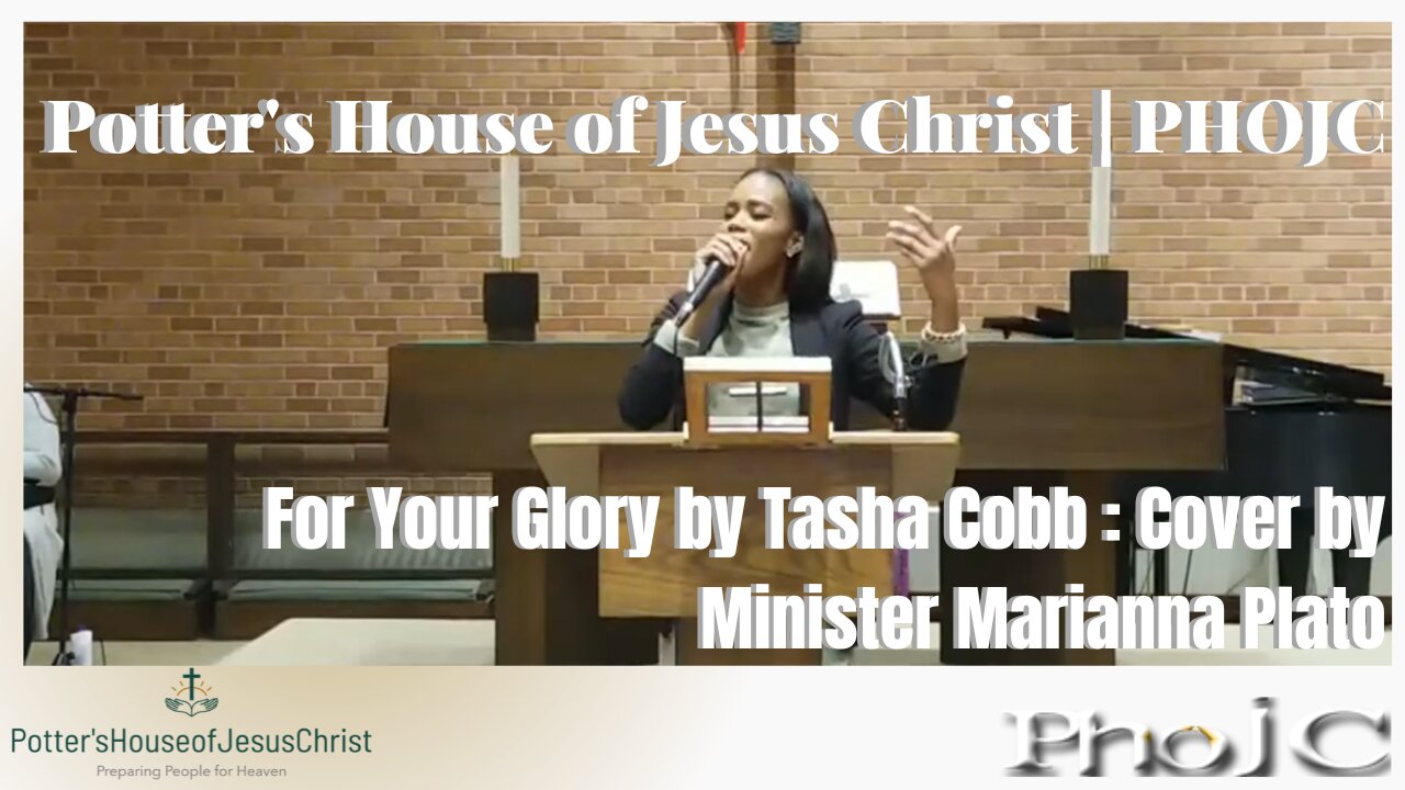 The Potter's House of Jesus Christ: "For Your Glory" by Tasha Cobb : Cover by Marianna Plato