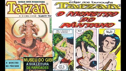 TARZAN FORMATINHO 30 O MONSTRO DO PANTANO-#museudogibi #quadrinhos #comics #manga