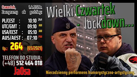 Wielki Czwartek - lockdown - Olszański, Osadowski NPTV (01.04.2021)