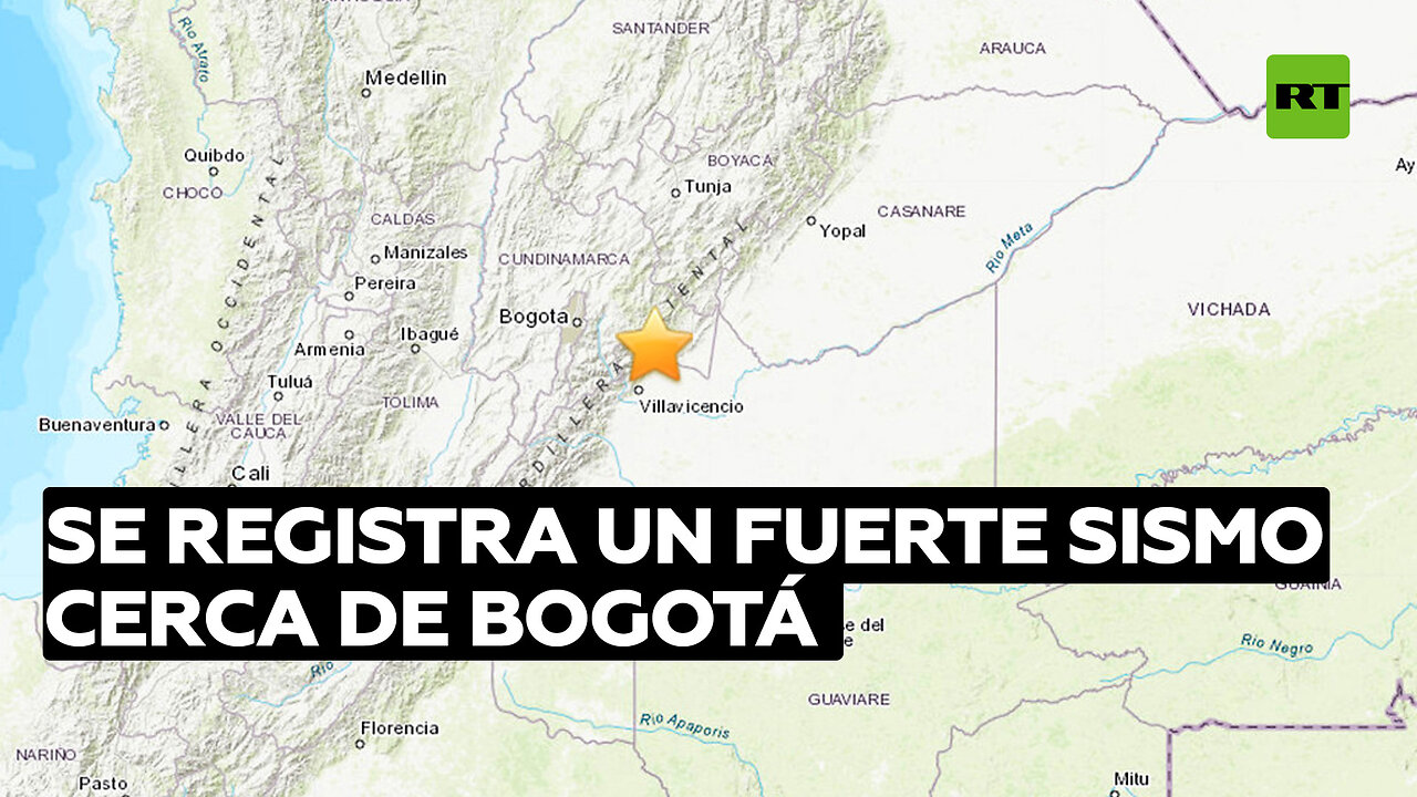 Se registra un fuerte sismo de magnitud 6,1 cerca de Bogotá