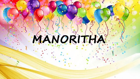 Happy Birthday to Manoritha - Birthday Wish From Birthday Bash