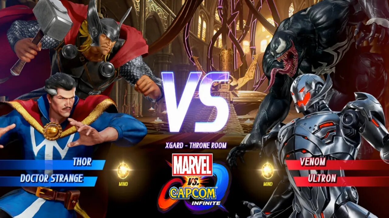 Thor & Doctor Strange VS Venom & Ultron Marvel vs Capcon Infinite