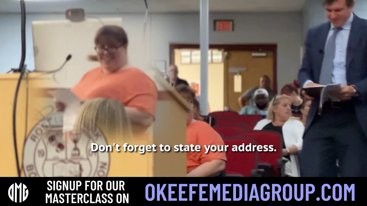 Activist Tries to Doxx James O'Keefe at NJ School Board Meeting: What Are They Hiding?