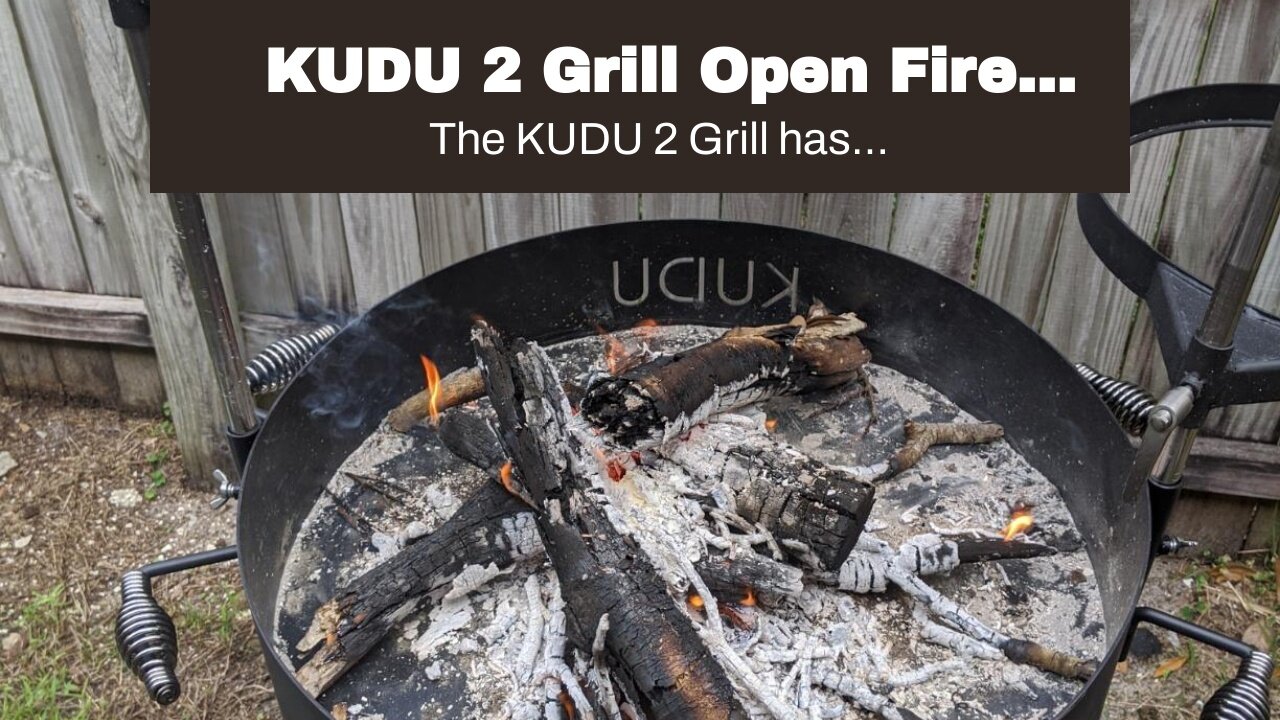 KUDU 2 Grill Open Fire Outdoor BBQ Grilling System