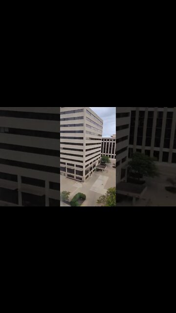 view from our hotel room in Canton Ohio