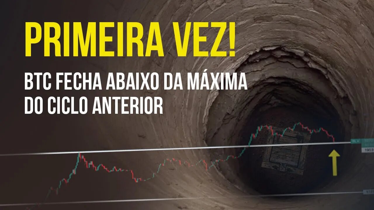 BITCOIN fecha abaixo dos $20.000 e atinge patamar jamais visto ⚠️ Acumular ou fugir?