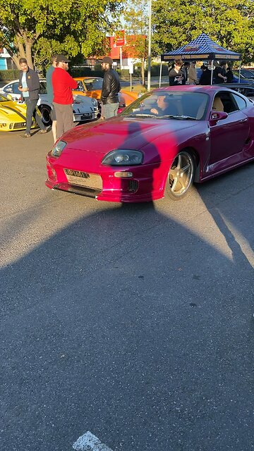 Toyota Supra at Cars and Coffee