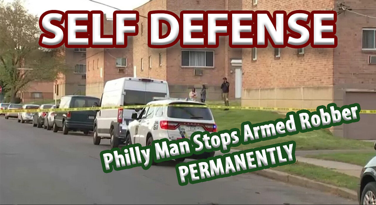 Self Defense - Philly Man Stops Armed Robber Permanently