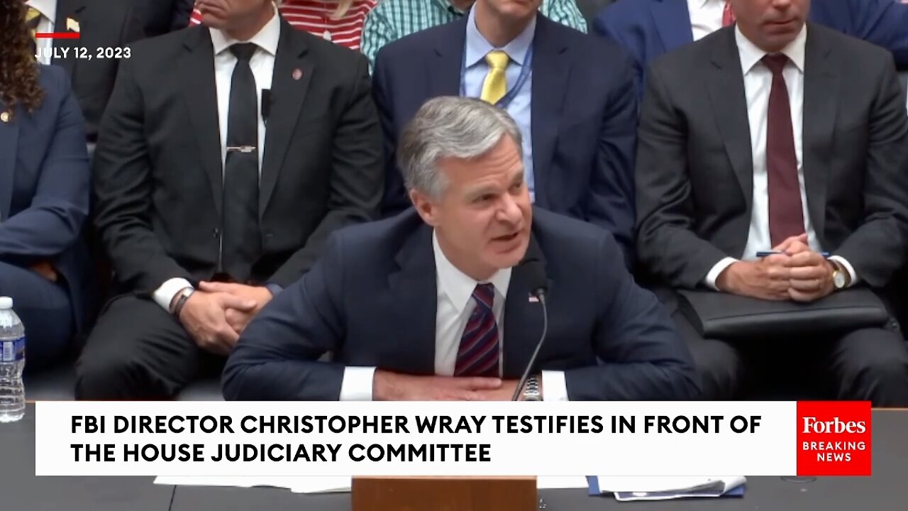 Wesley Hunt Grills FBI's Wray'... 'What About Hillary Clinton... And Joe Biden... And Hunter Biden'
