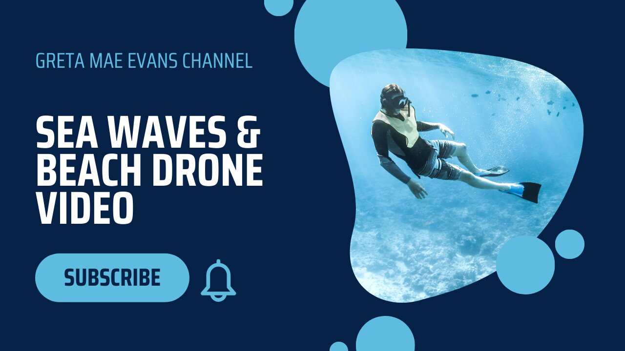 Sea waves & beach drone video | Free HD Video