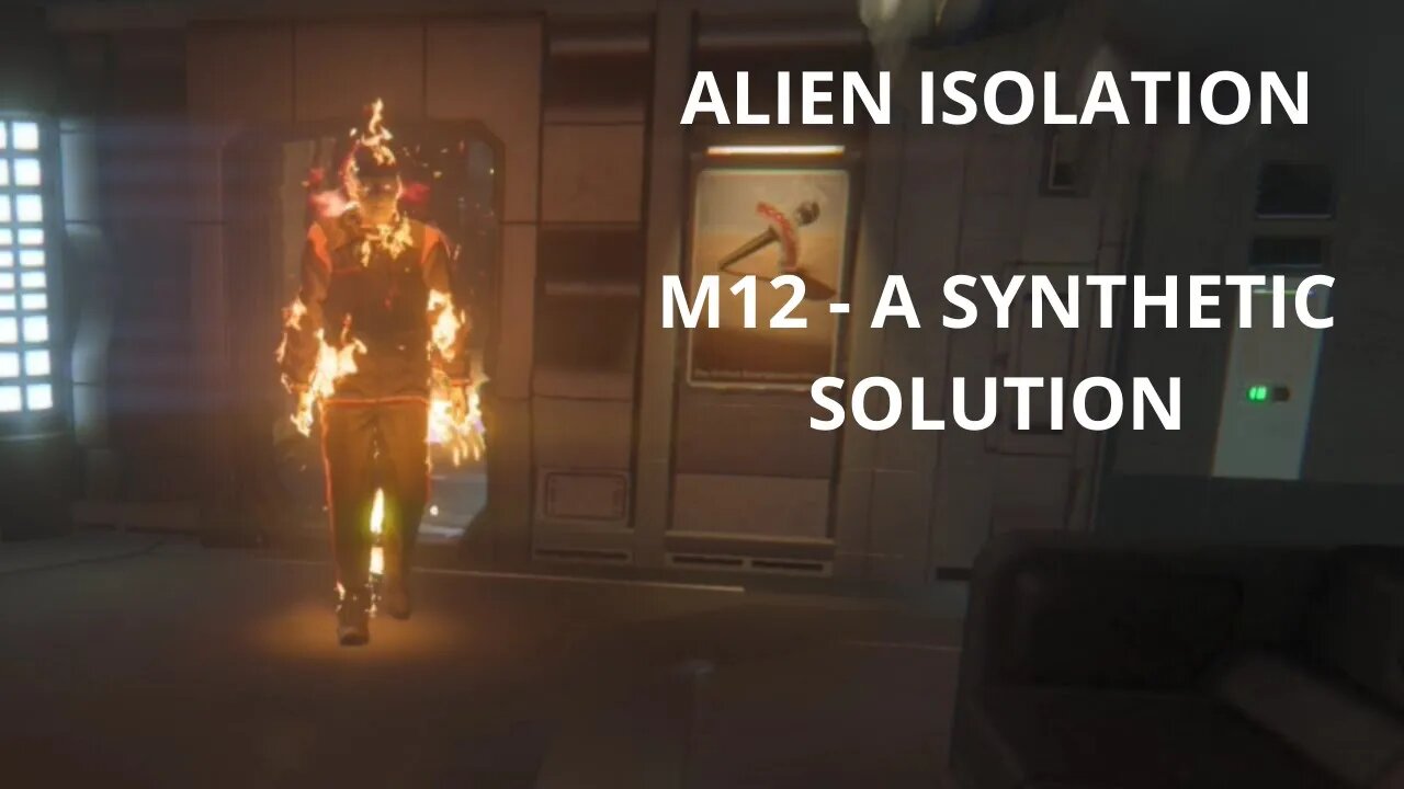 Alien: Isolation Playthrough No Commentary, All Cutscenes - Mission 12: A Synthetic Solution