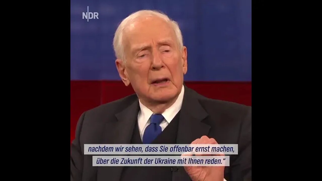 Klaus von Dohnanyi erklärt die Ukrainekrise und ihre Ursachen