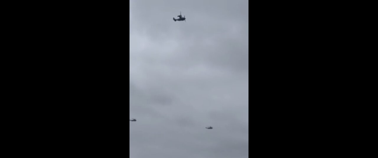 Biden’s Helo Motorcade And Marine1 Failing To Reduce Their Carbon Emissions