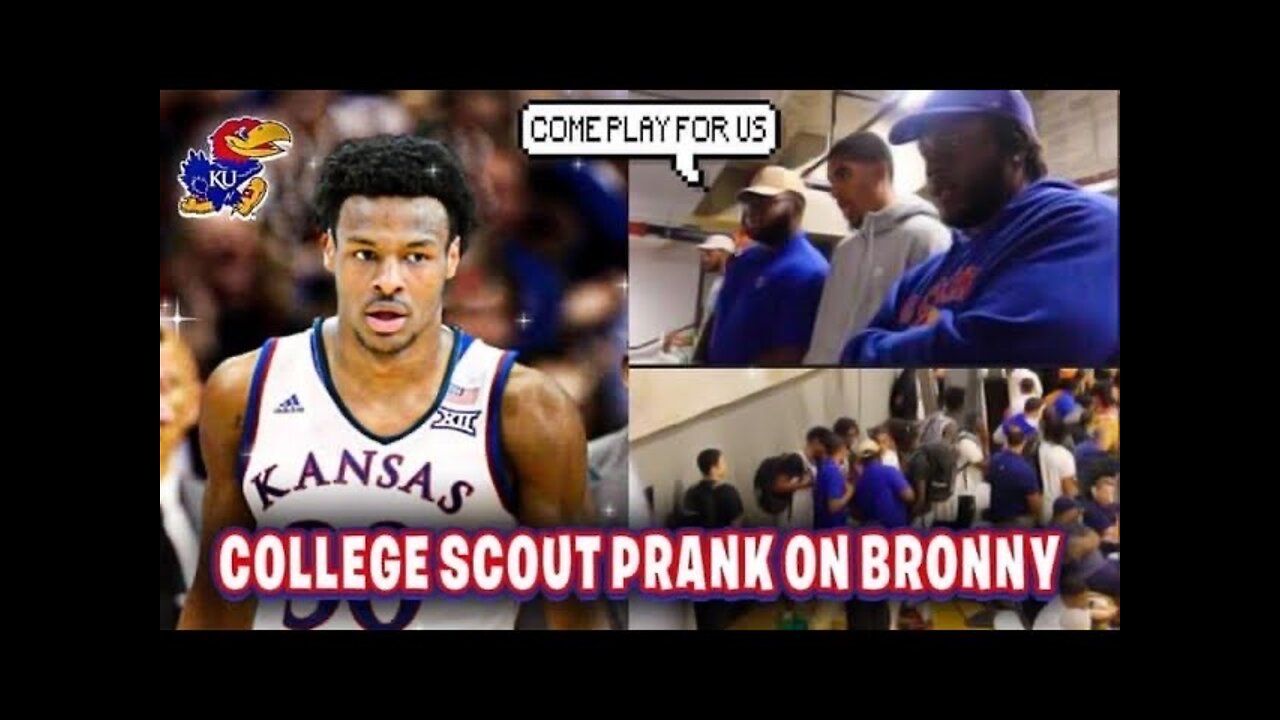 College Basketball Scout Prank on Lebron James Son!