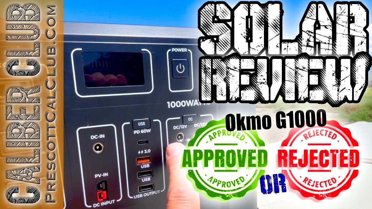 Portable Solar Power Station Review | Does the Okmo G1000 Pass the Test? | Solar Generator