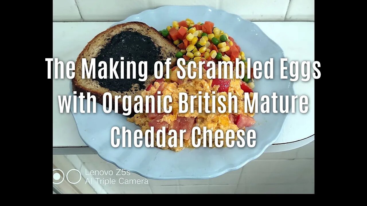 2K FHD The Making of Scrambled Eggs with Organic British Mature Cheddar Cheese (#sns2K, #snsFHD)