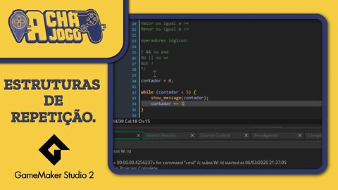 Estruturas de repetição, Aula #6