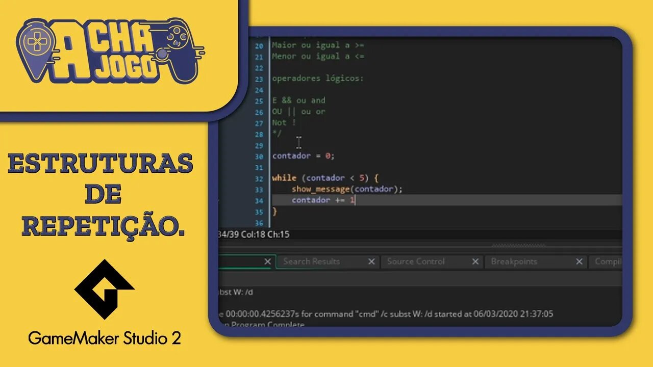Estruturas de repetição, Aula #6