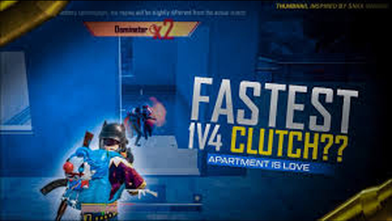 1v4 Most 😱 Fastest Clutch in PUBG