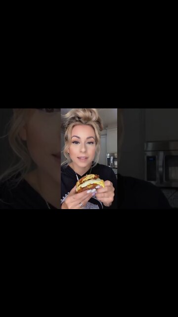 low carb breakfast sandwich recipes #Shorts