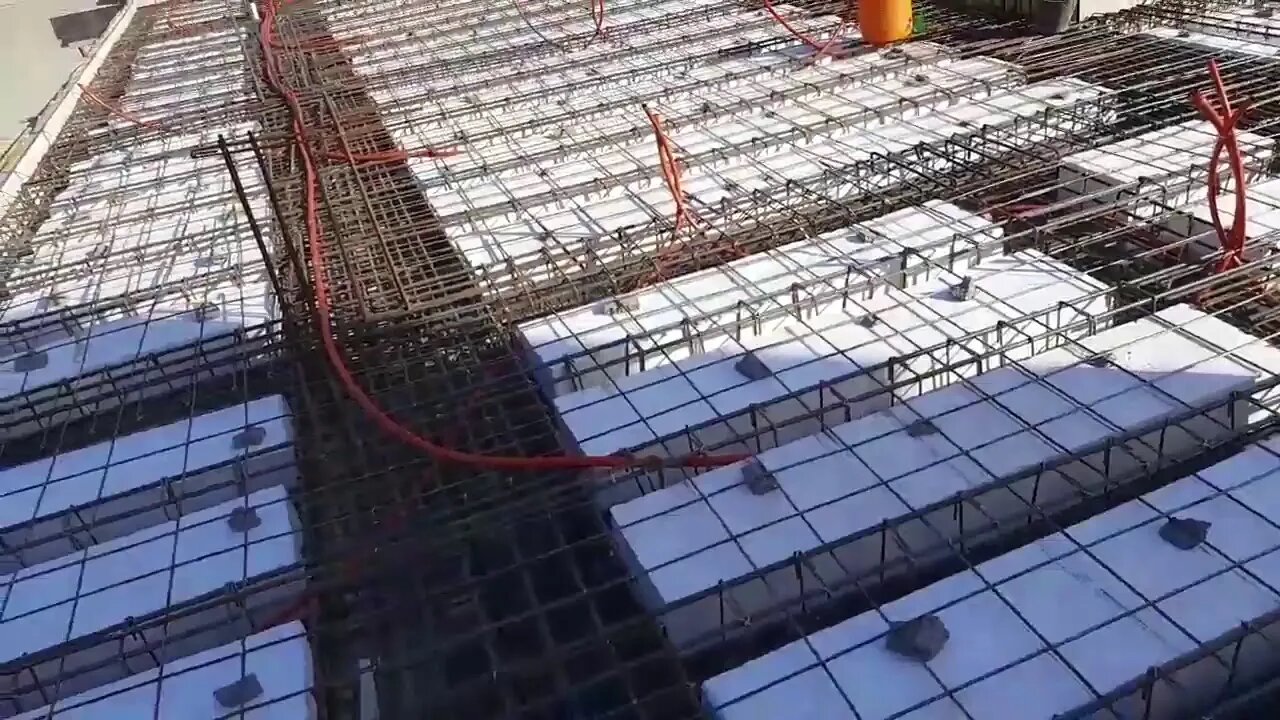 hiw to put installation pipe for ellectrical and check the slab