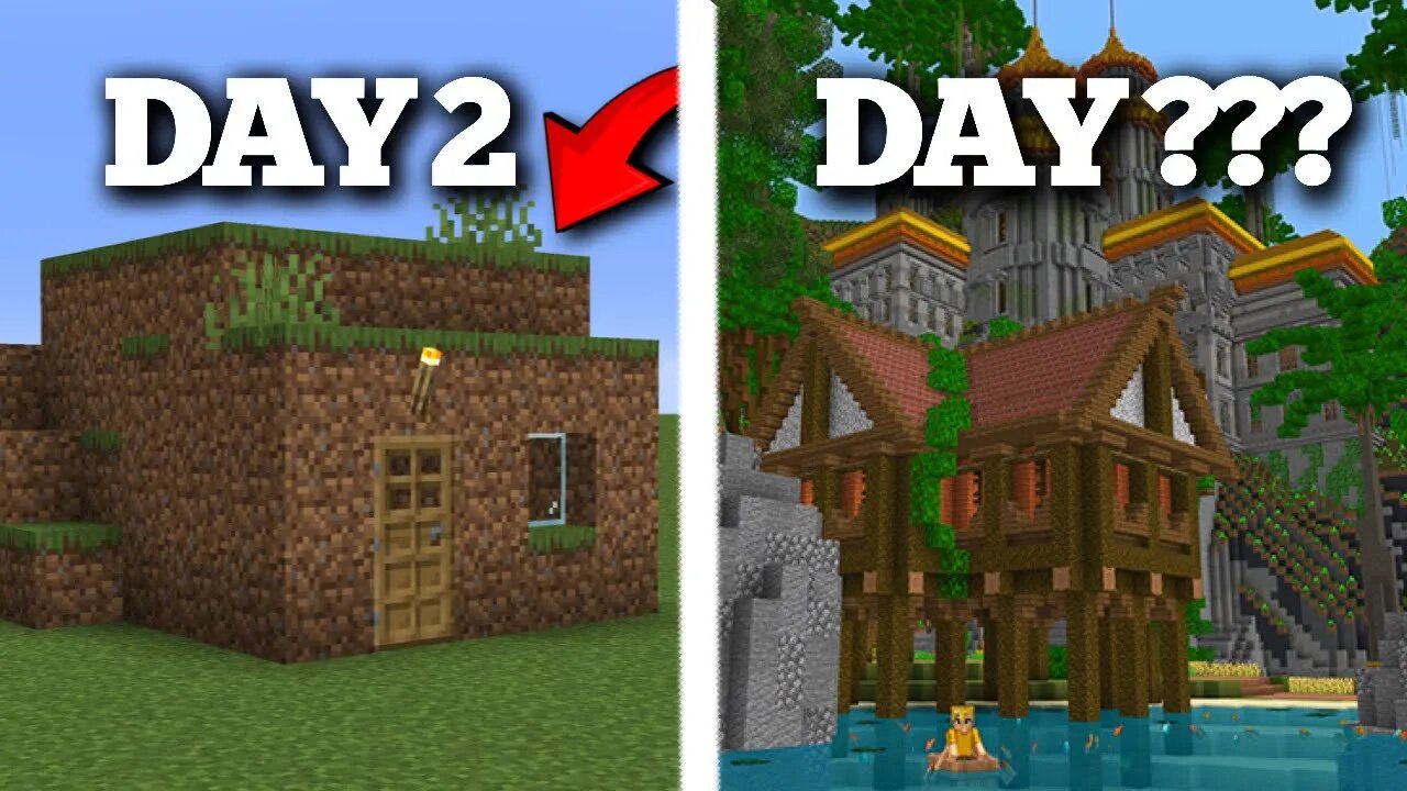 DAY 2 OF ??? BUILDING AN EMPIRE IN MINECRAFT