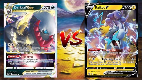 Pokemon TCG Live Darkrai VSTAR Turbo VS Raikou V Miraidon EX!!