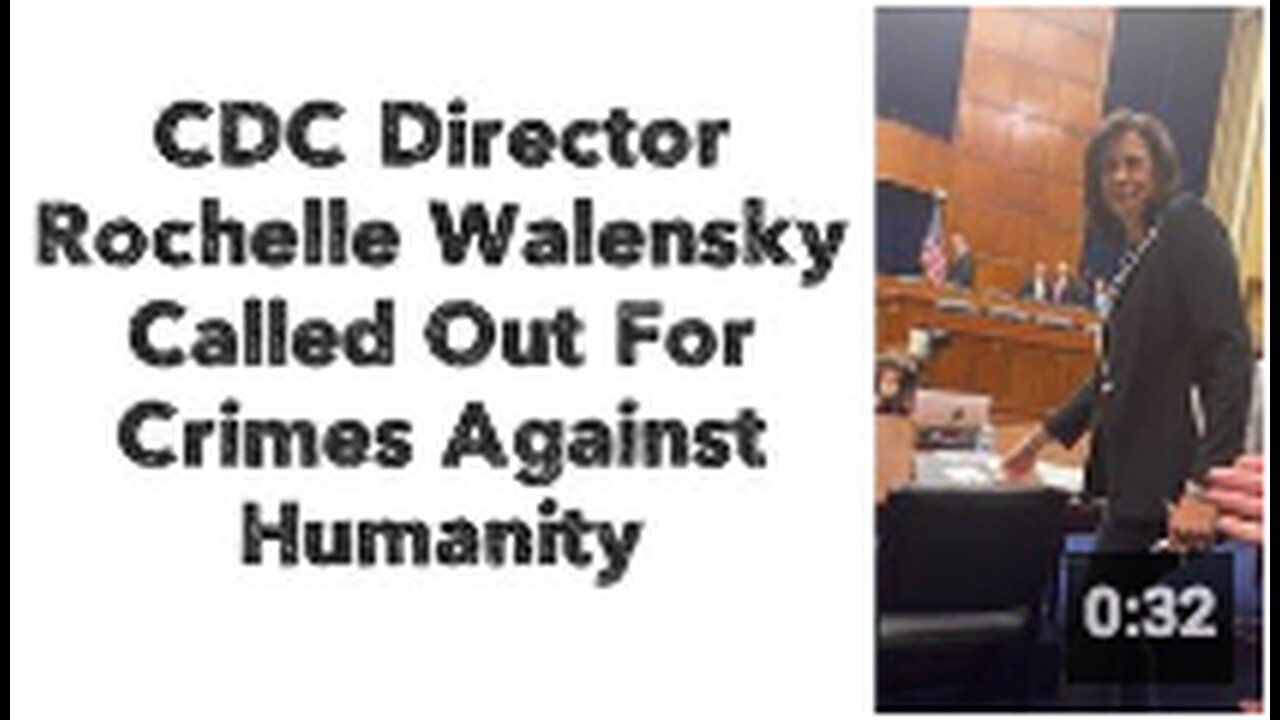 CDC Director Rochelle Walensky Called Out For Crimes Against Humanity 💉(2023)