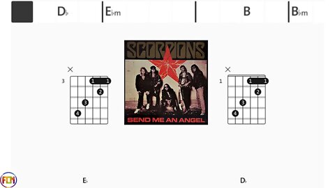 SCORPIONS - Send Me An Angel - (Chords & Lyrics like a Karaoke)