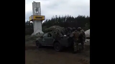 Enemy infantry on the outskirts of Izum