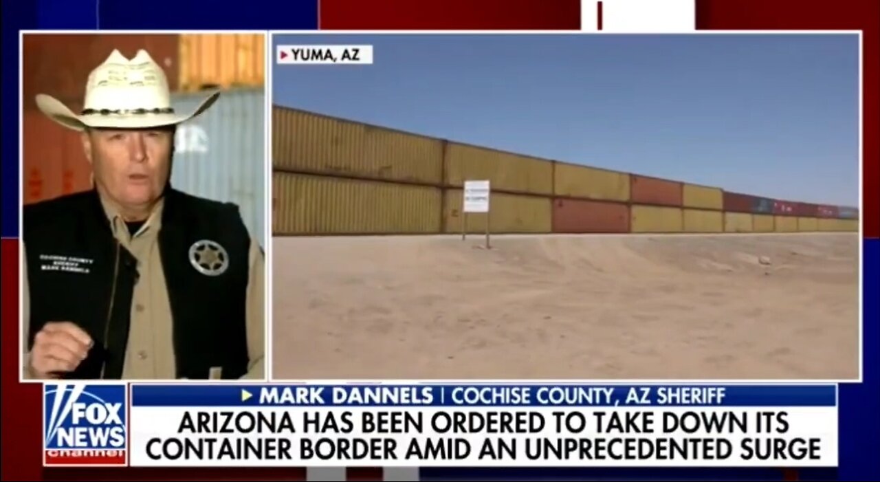 Arizona Sheriff Rips Biden's Purposeful Open Border