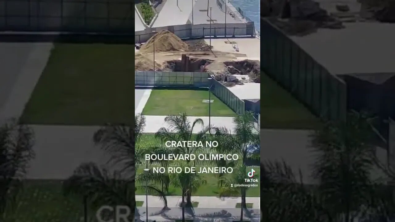 Mais uma obra pública que cede e apresenta falhas de construção no Rio de Janeiro