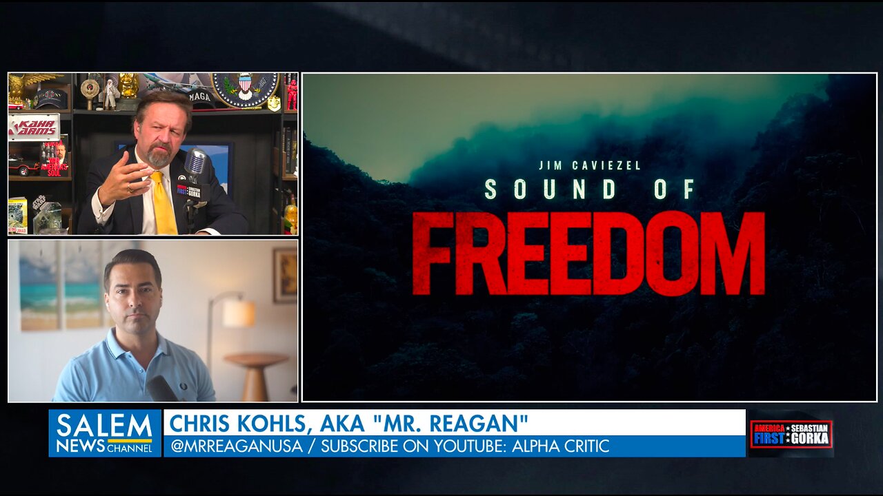 Yes, Sound of Freedom should get the Oscar. Chris Kohls with Sebastian Gorka