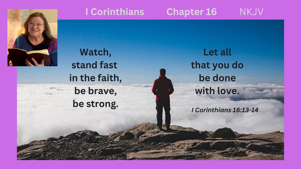 I Corinthians 16 : 04/16/24