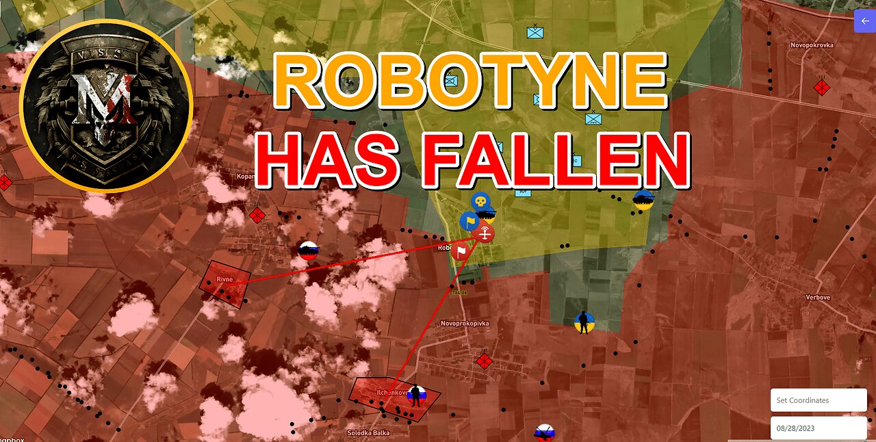 The Second Confirmation Of The Capture Of The Robotyne Settlement. Military Summary For 2023.08.28