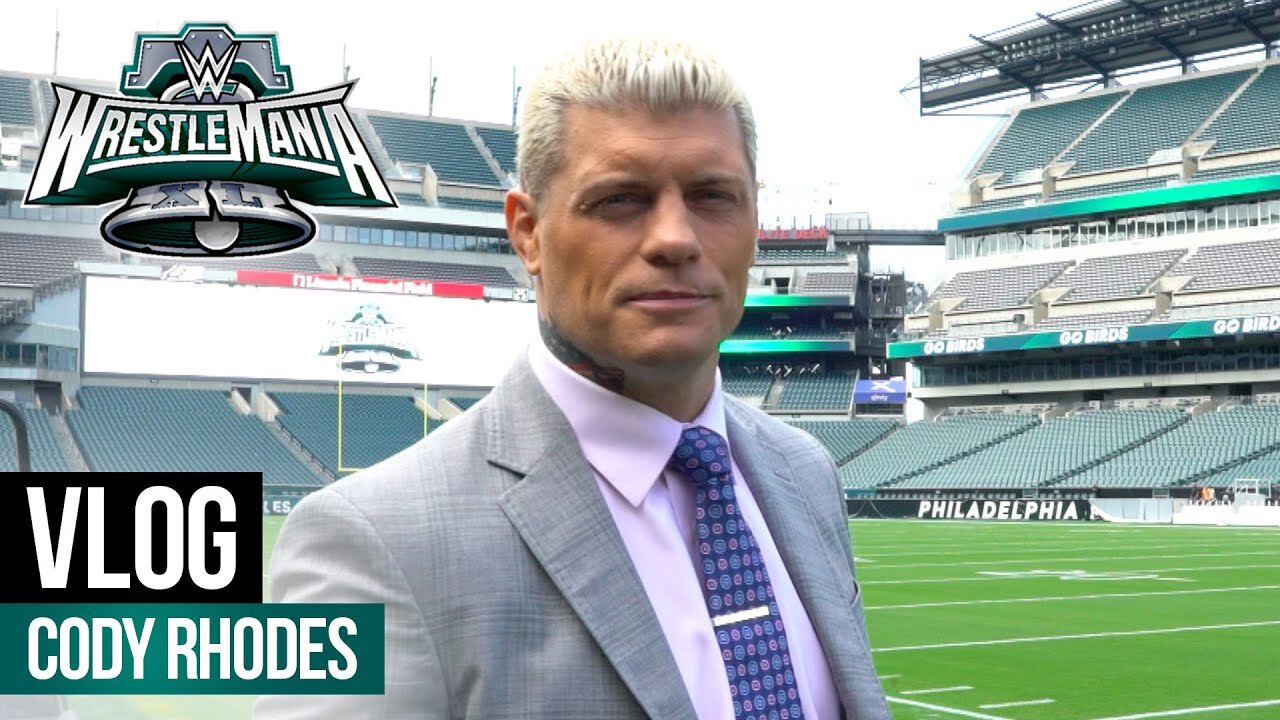 Cody Rhodes heads to the site of WrestleMania 40- WrestleMania 40 Vlog