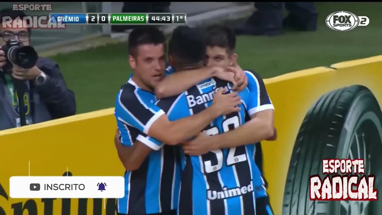 Melhores lances do jogo GRÊMIO 2 x 1 PALMEIRAS Jogo realizado em 28 09 2016 Copa do Brasil futebol