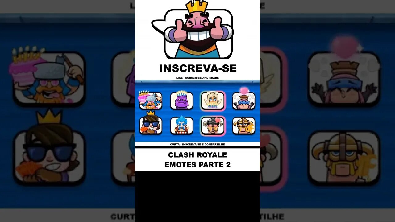 Clash Royale Emotes Parte 2 #shorts #clashroyal #clash #clashroyale #royale #supercell