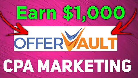 Get Paid EASY $1,000.00 with CPA Marketing for beginners (TUTORIAL)