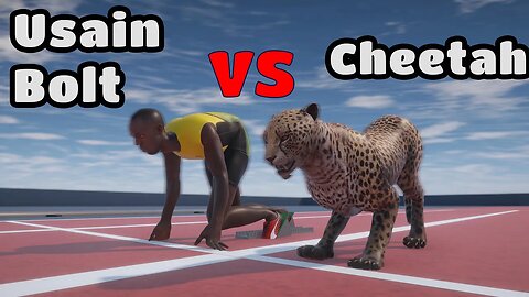 Usain Bolt VS Cheetah.