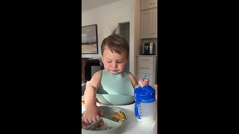 No one is stealing your food baby - funny baby videos