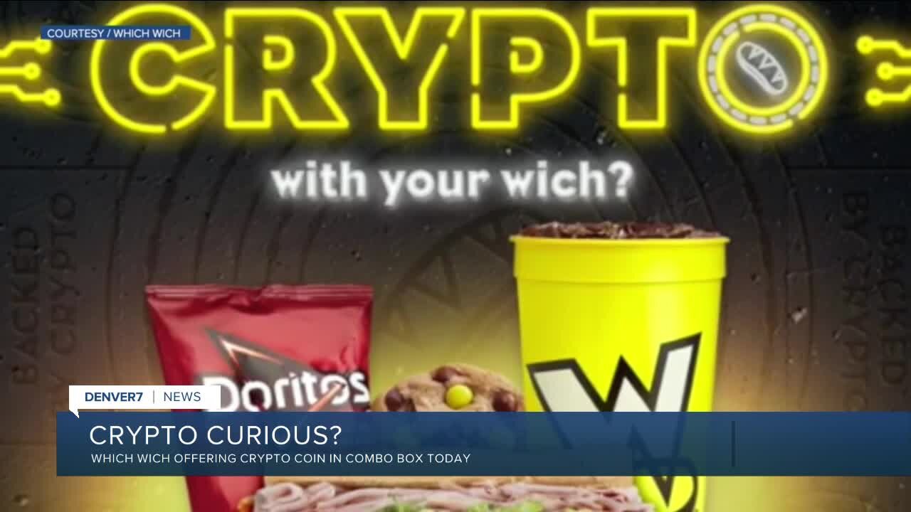 Which Wich offering crypto coin in combo box today