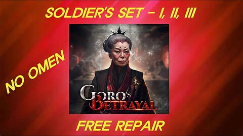 War Commander - Goro's Betrayal - Soldier's Set I, II, III - Free Repair (Walkthrough)