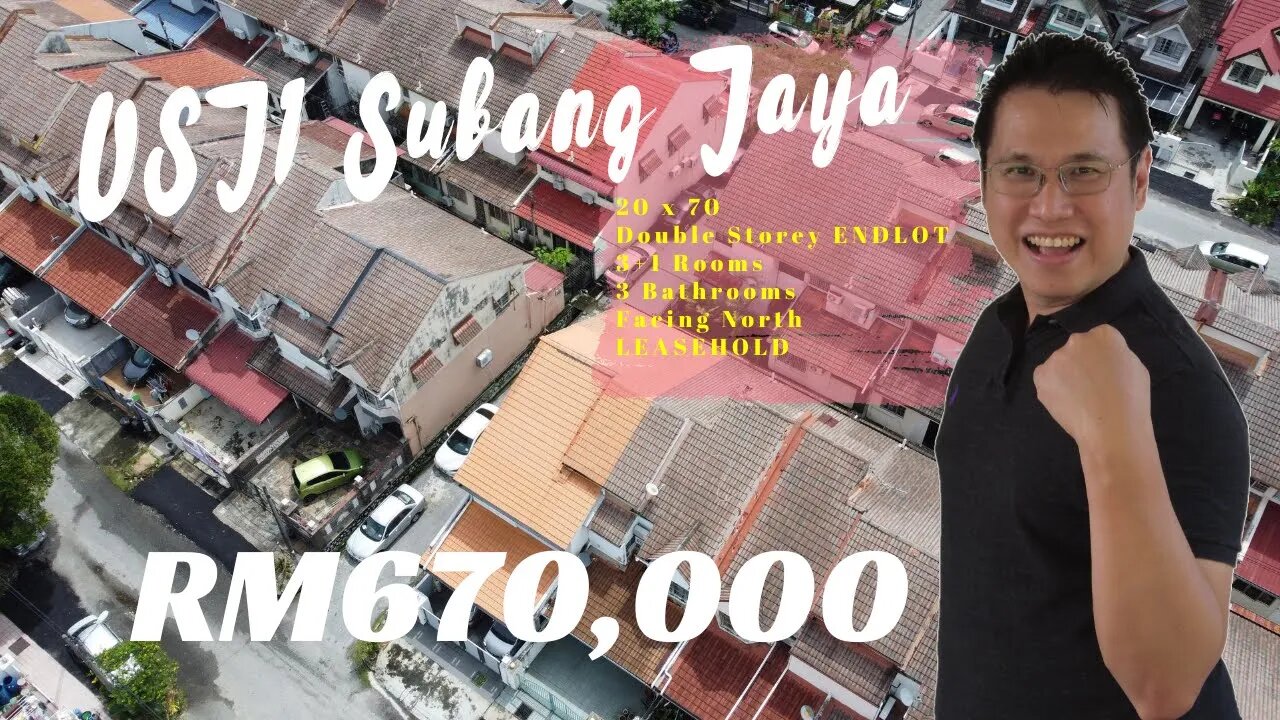 USJ 1 Subang Jaya RM670,000 Double Storey ENDLOT Selangor Malaysia. Simple preview house tour