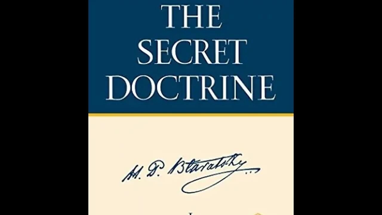 The Secret Doctrine Cosmic Evolution Stanzas and Commentaries of 1