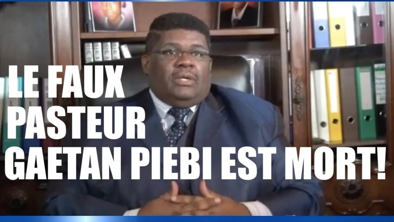 Le faux pasteur Gabonais GAÉTAN PIEBI est mort😱Rejoint son père MYLES MUNROE au séjour des morts