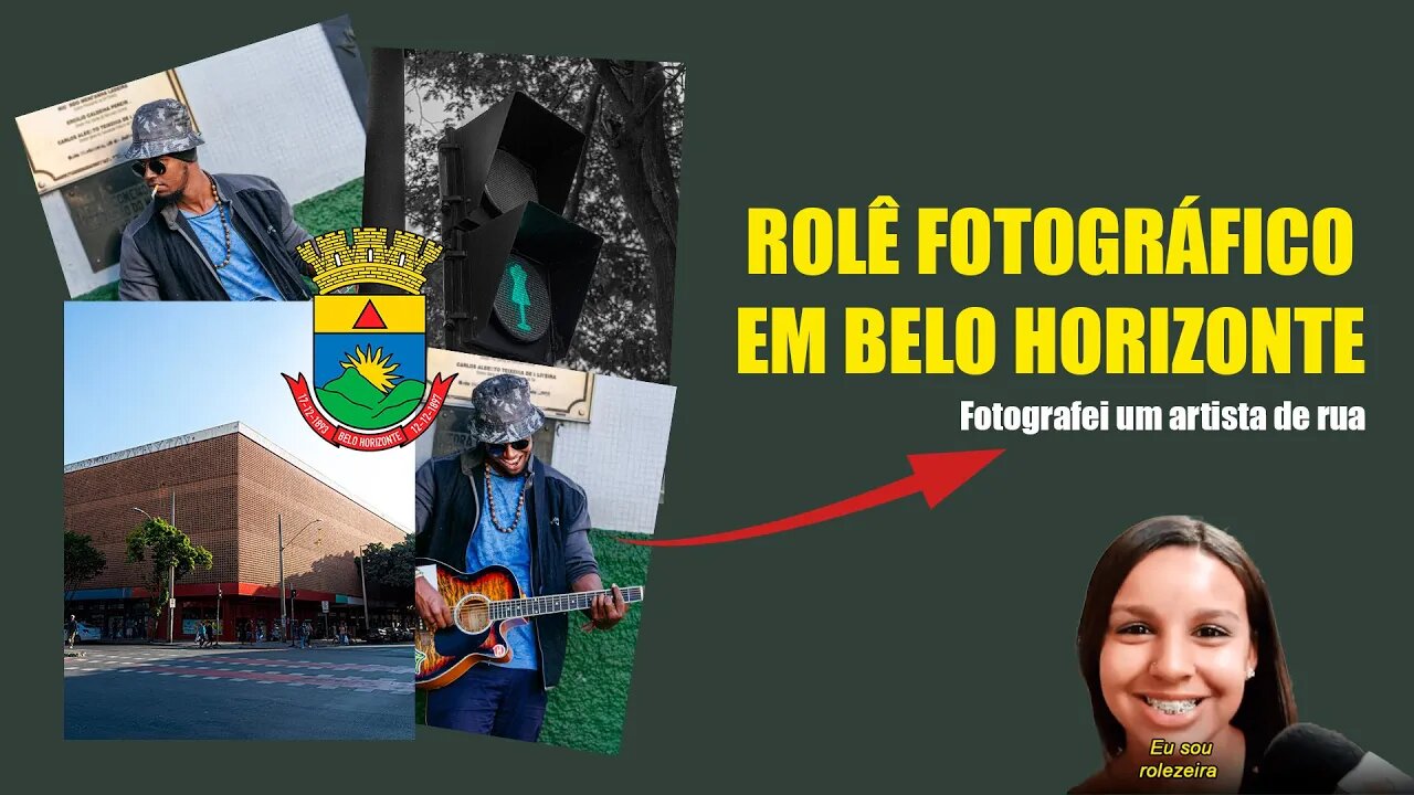 Rolê Fotográfico em Belo Horizonte - Fotografei um artista de rua