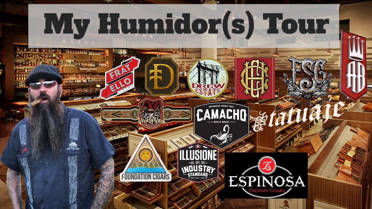 My Cigar Humidor (s) Tour 2021 | Cigar Prop